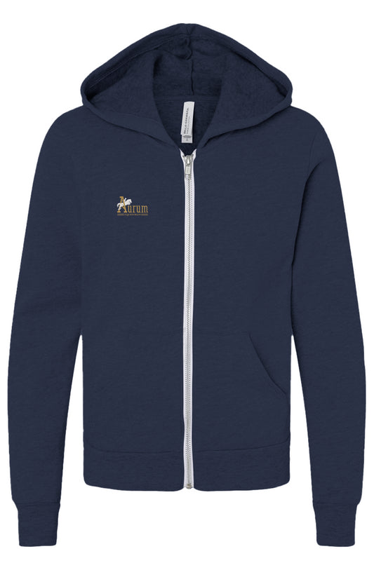 Youth Sponge Fleece Full-Zip Hoodie